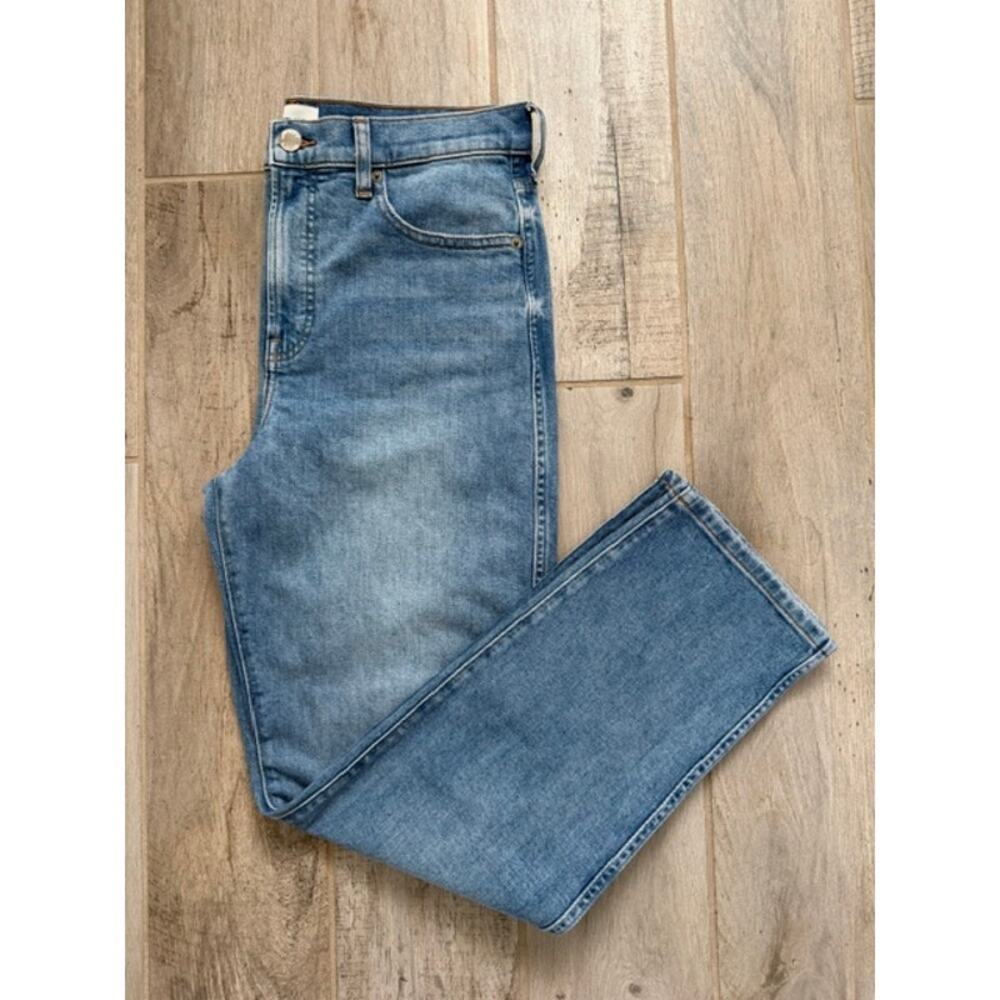 Everlane NWOT High-Rise Cigarette Jeans Medium Blue Size 30R - Picture 8 of 10